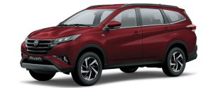 Toyota Rush màu đỏ