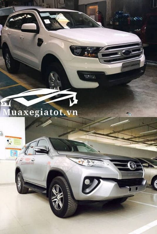 So sánh Fortuner máy dầu số sàn và Ford Everest máy dầu số sàn - TOYOTA VIỆT NAM - 1