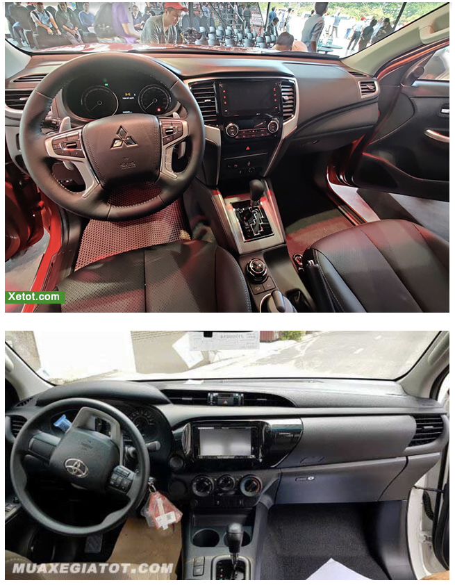 Sự khác biệt giữa Toyota Hilux 2.8G 4x4 AT MLM và Mitsubishi Triton 4x4 AT MIVEC Premium - TOYOTA VIỆT NAM - 3