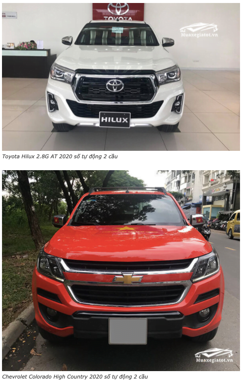 Toyota Hilux 2.8G 4x4 AT MLM và Colorado 2.5L 4x4 AT Storm - TOYOTA VIỆT NAM - 5